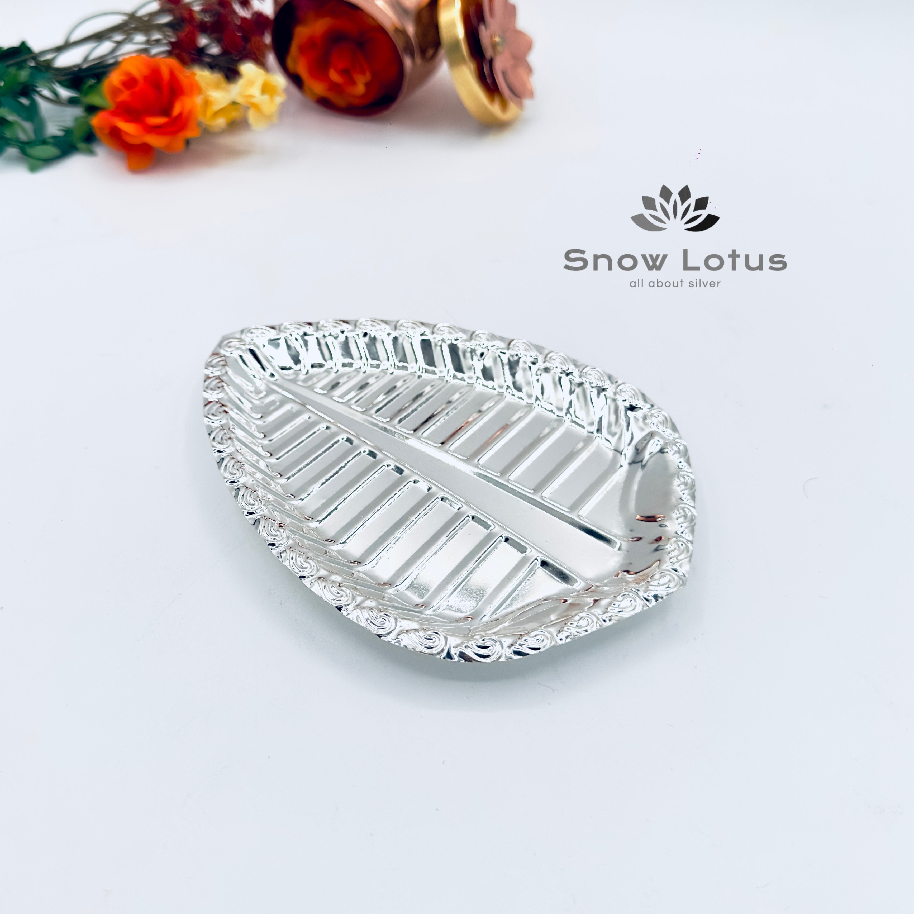 Silver Plantain Plate