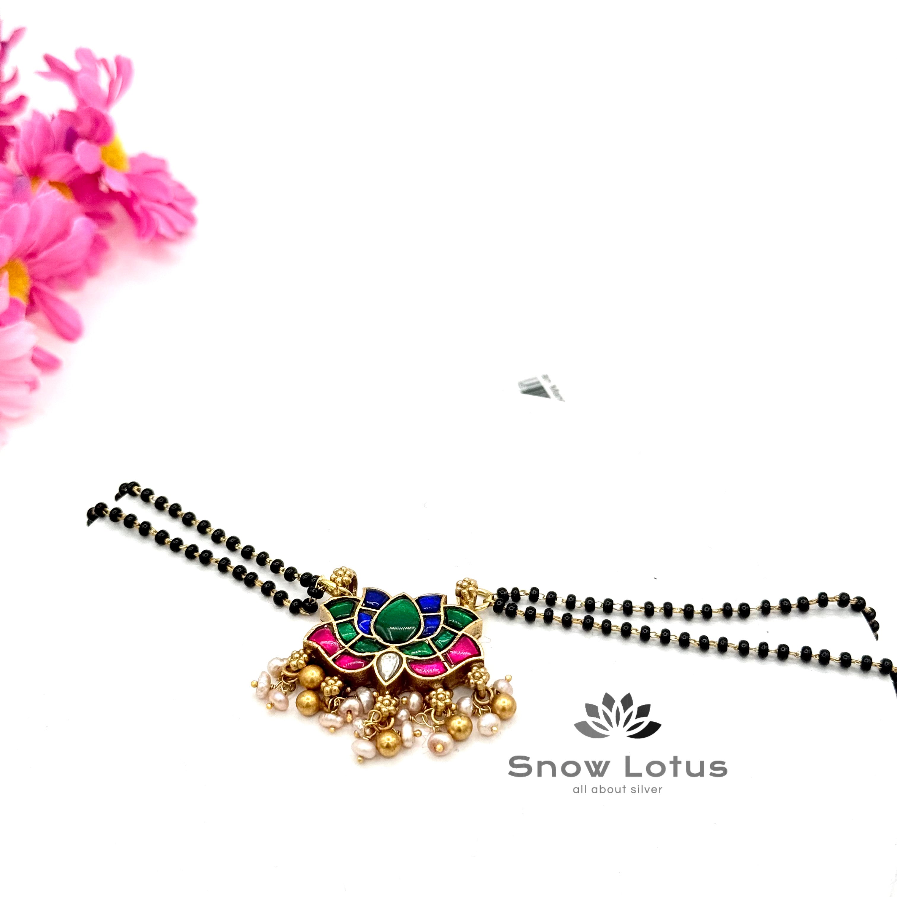 Multicolored Kundan Mangalsutra