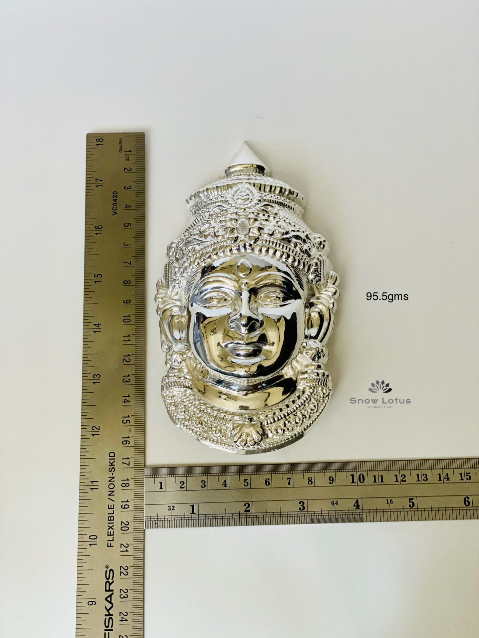 Silver Ammavaru Face