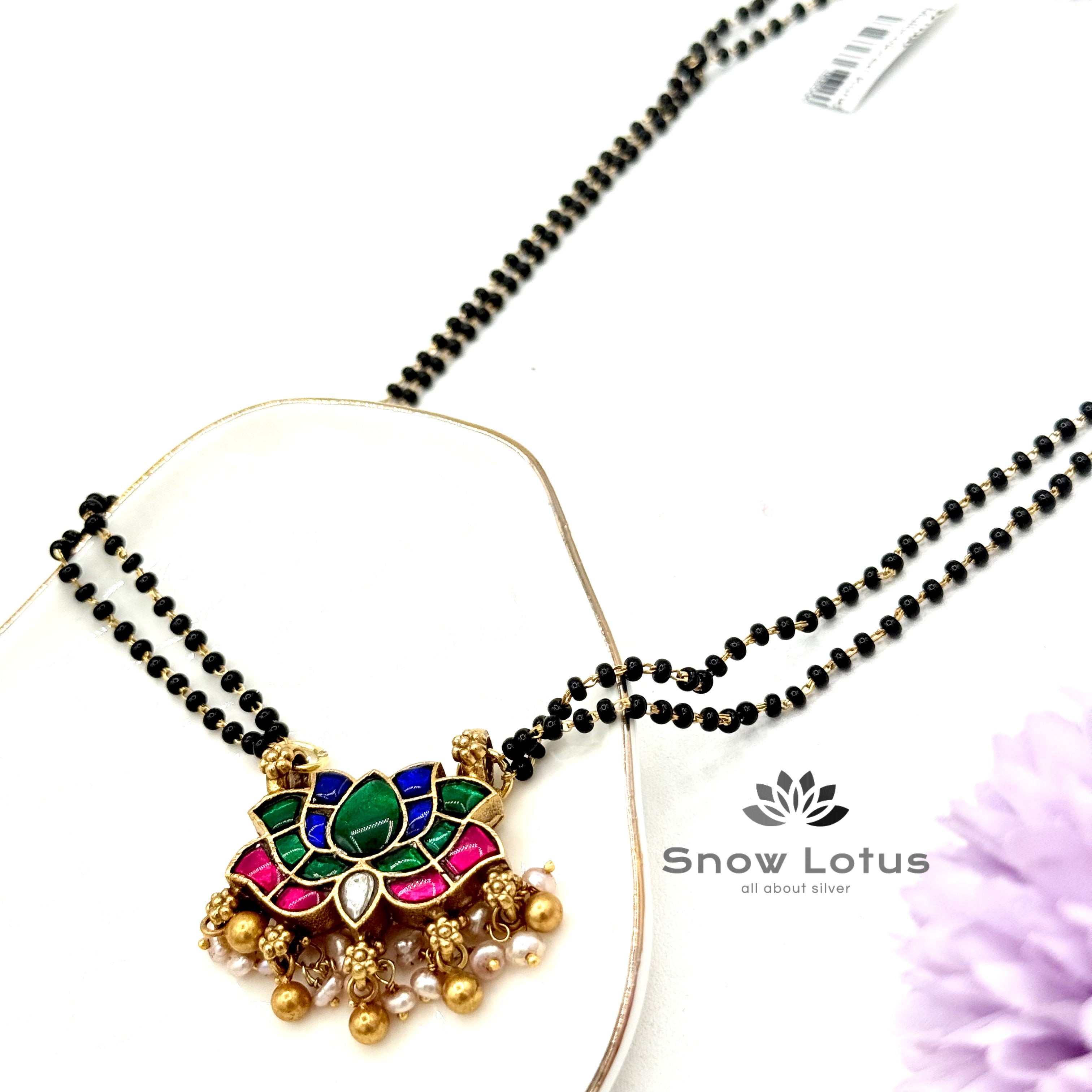 Multicolored Kundan Mangalsutra