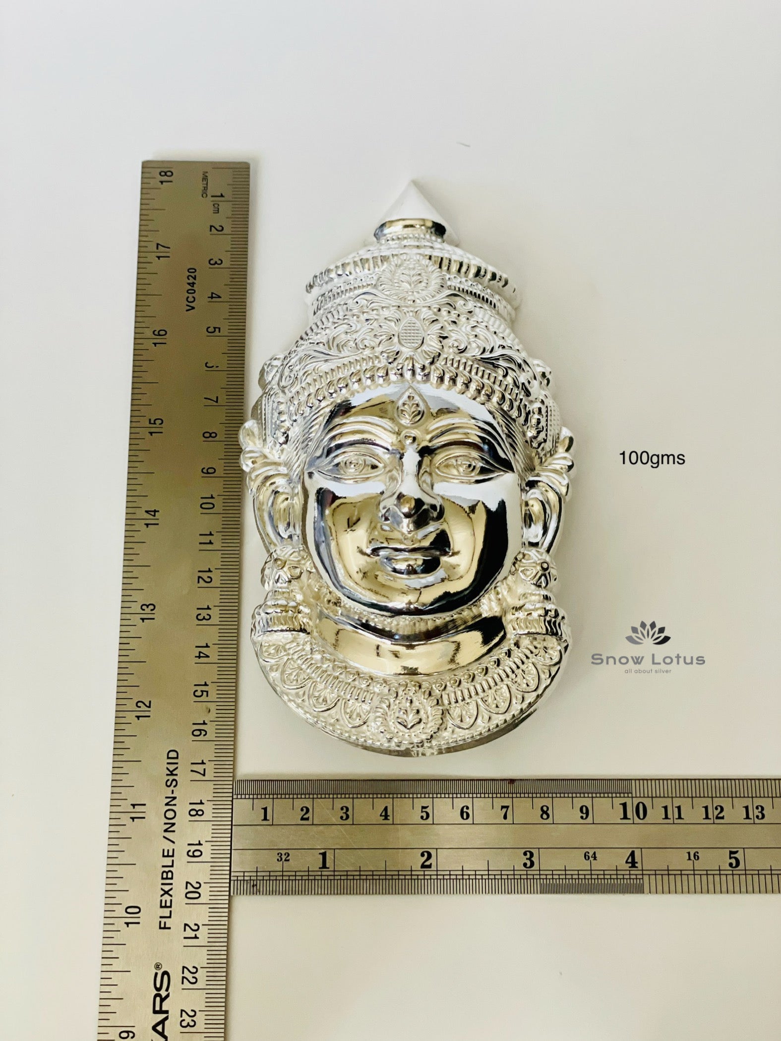 Silver Ammavaru Face