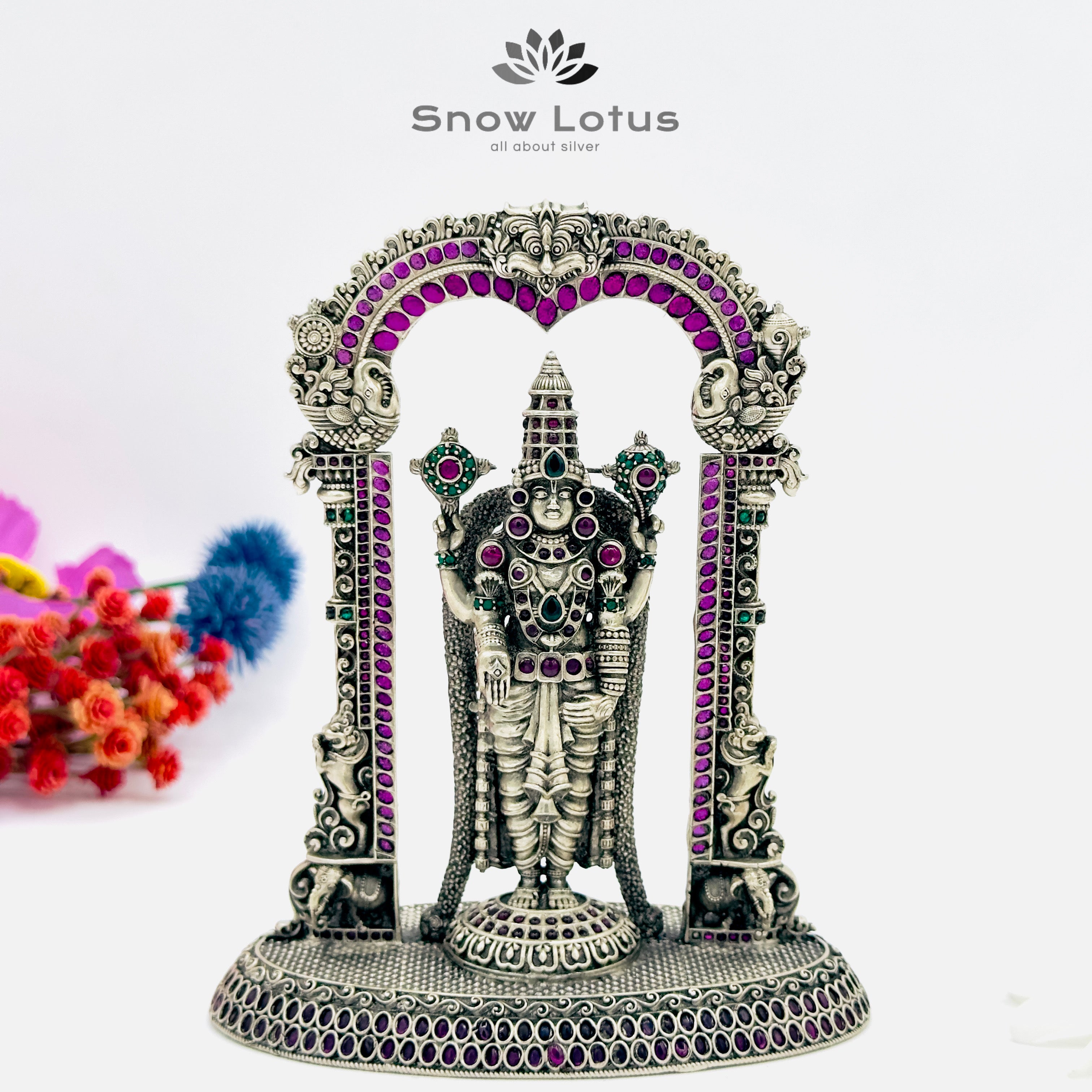 Vishnu Ruby Idol