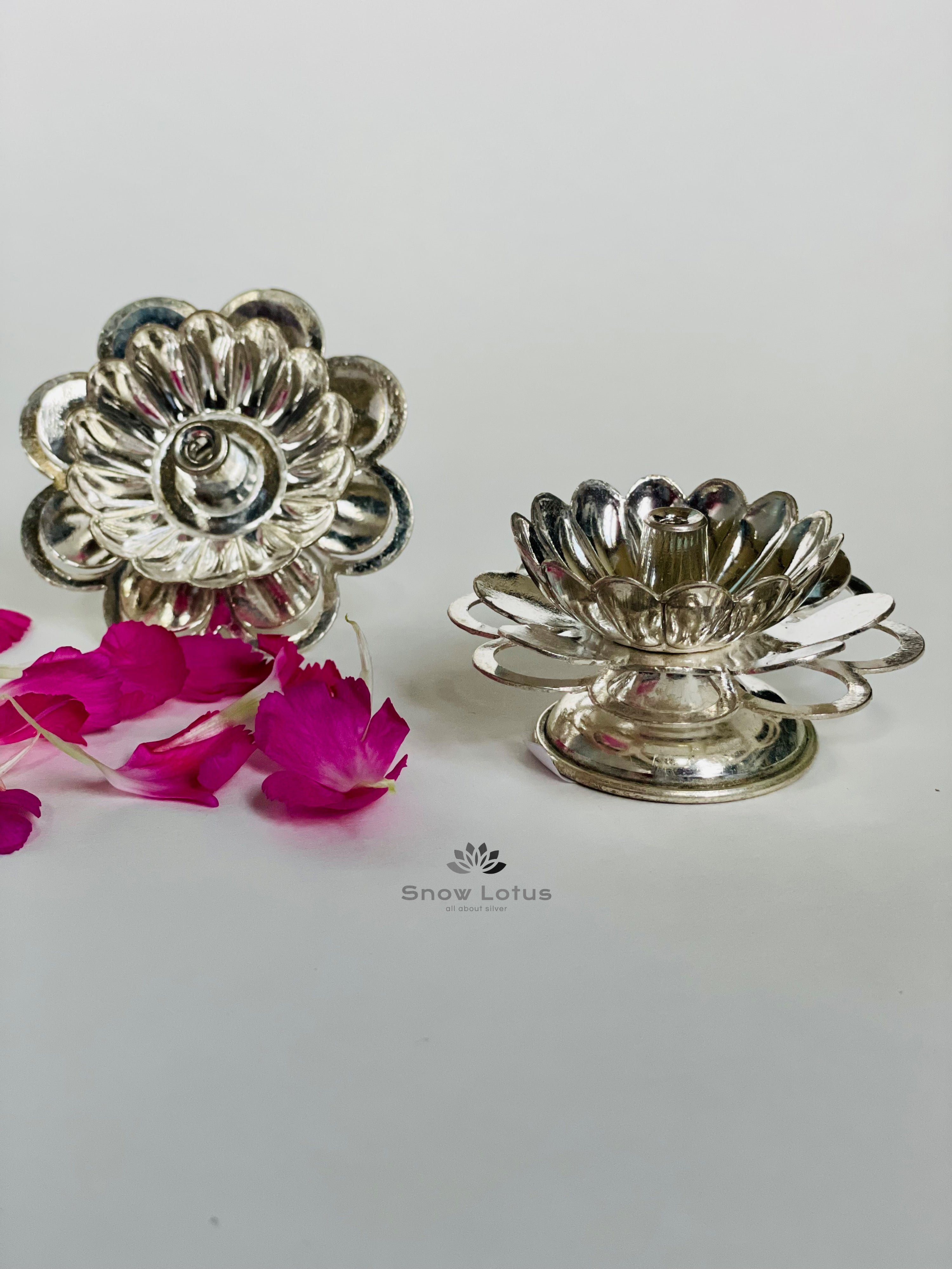 Layered Flower Diyas