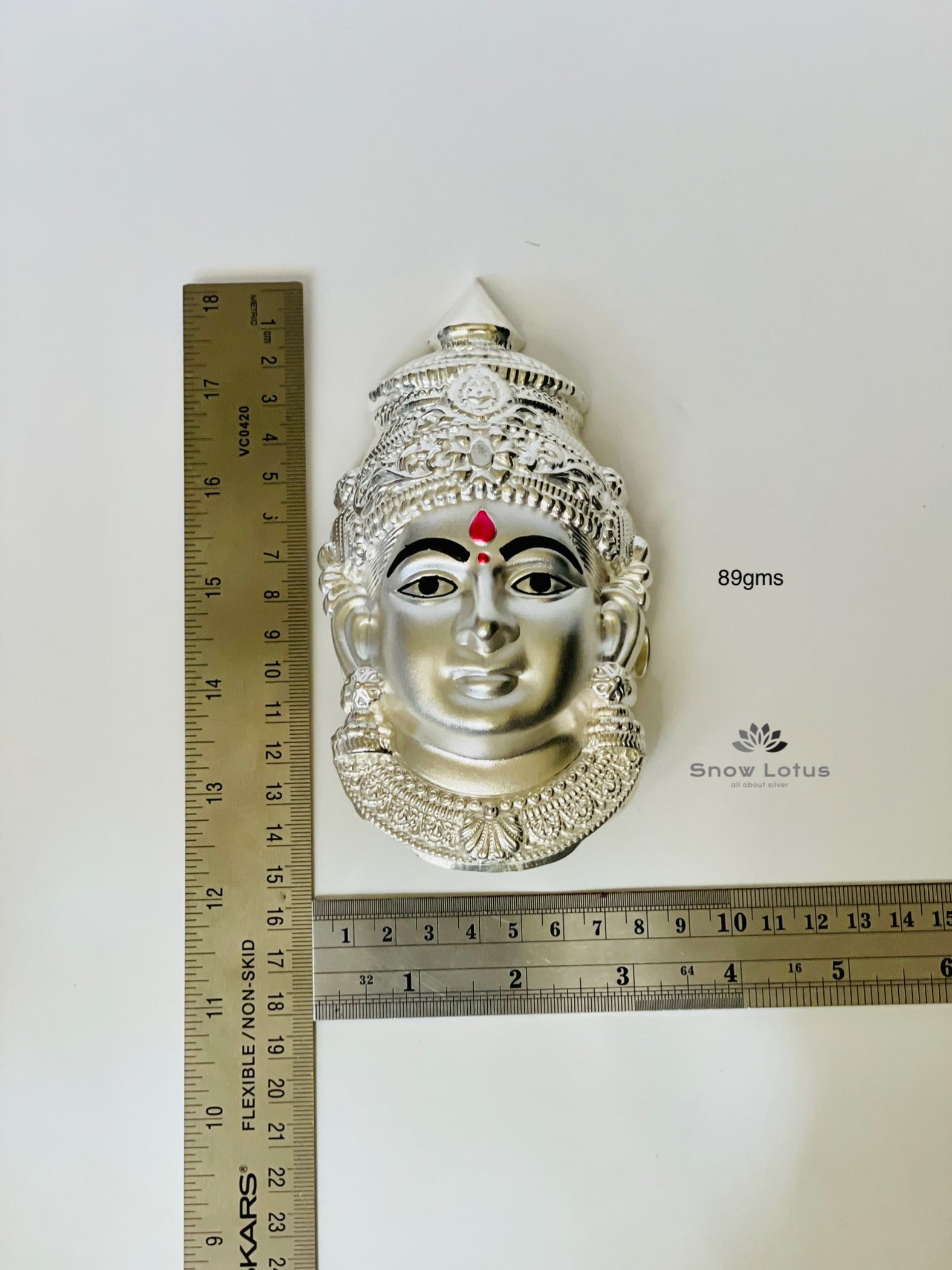 Silver Ammavaru with Highlights