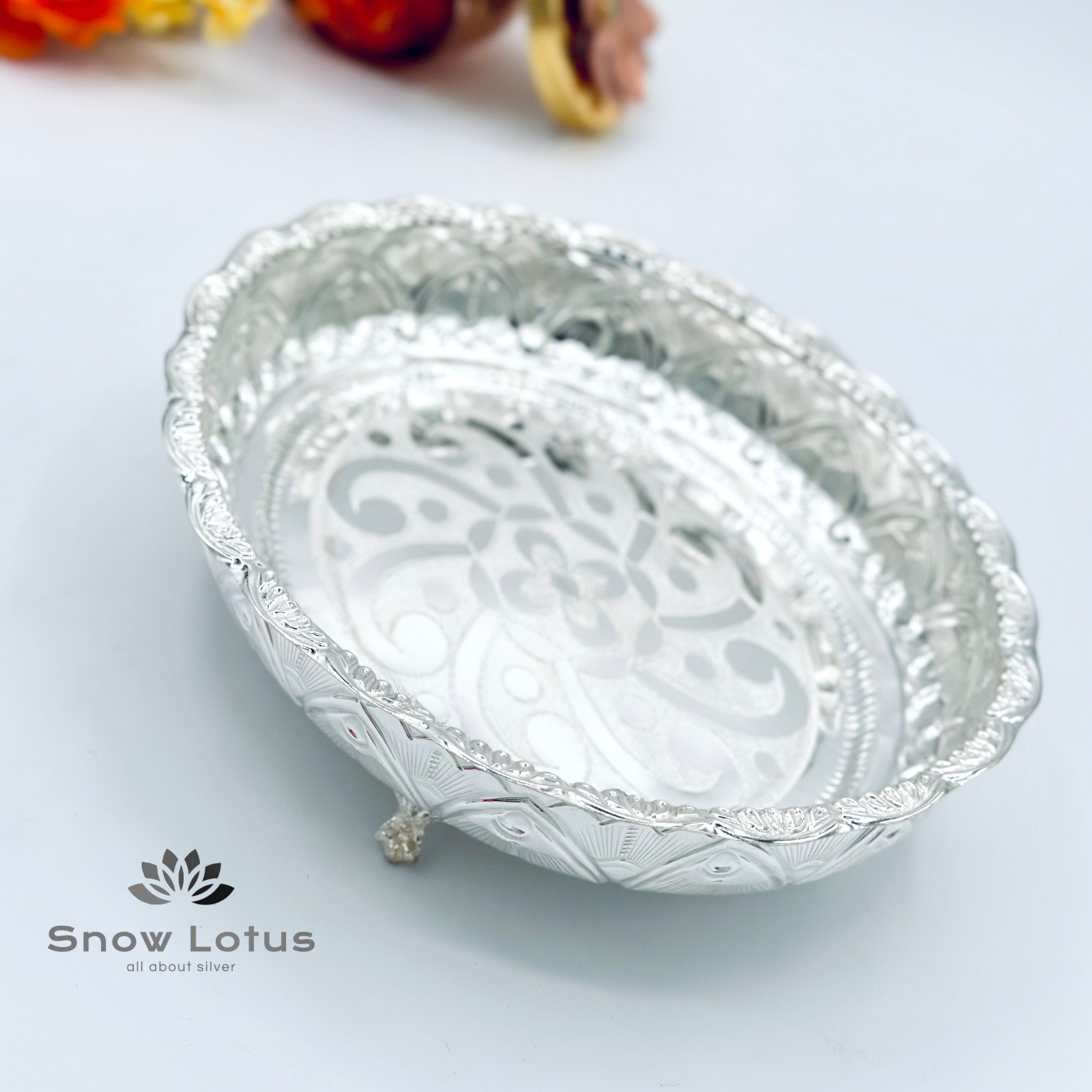 Pooja Plate (Oval shape)