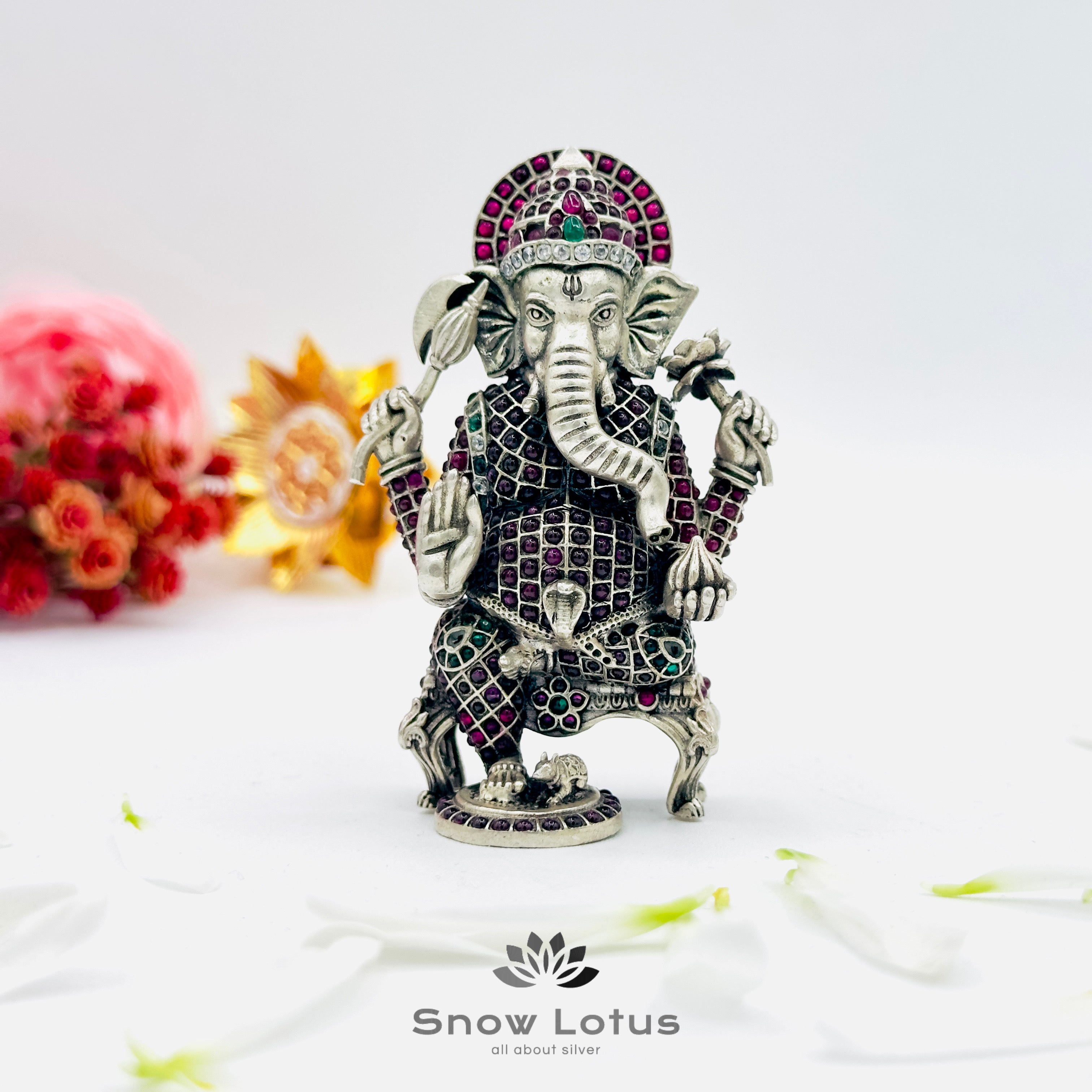 Ganesh Idol Ruby