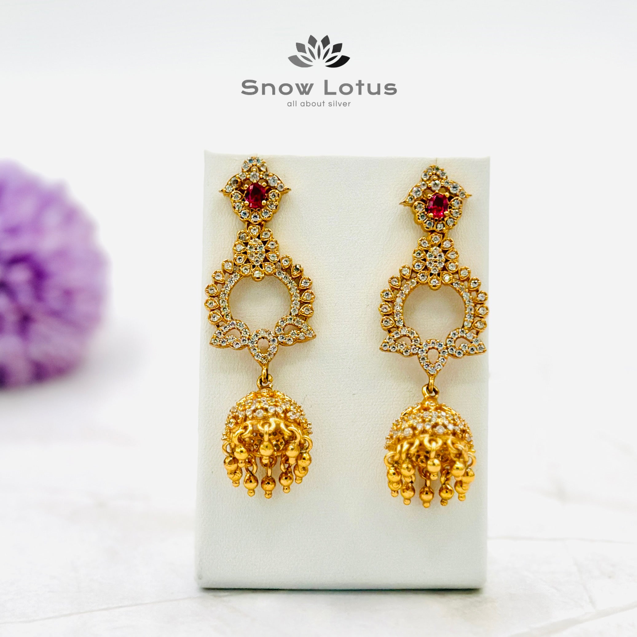 Ritzy CZ Jhumka