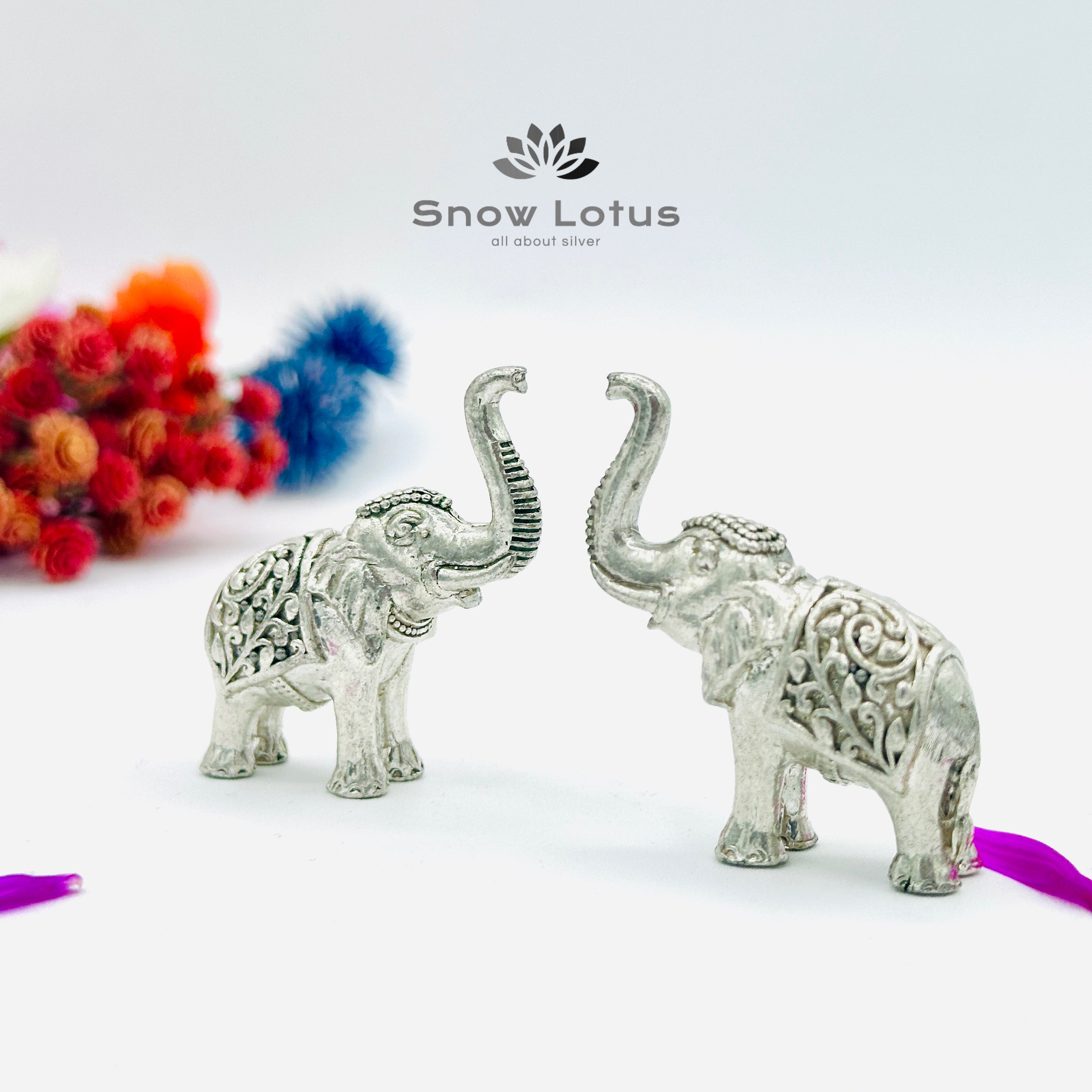 Silver Elephants 3D