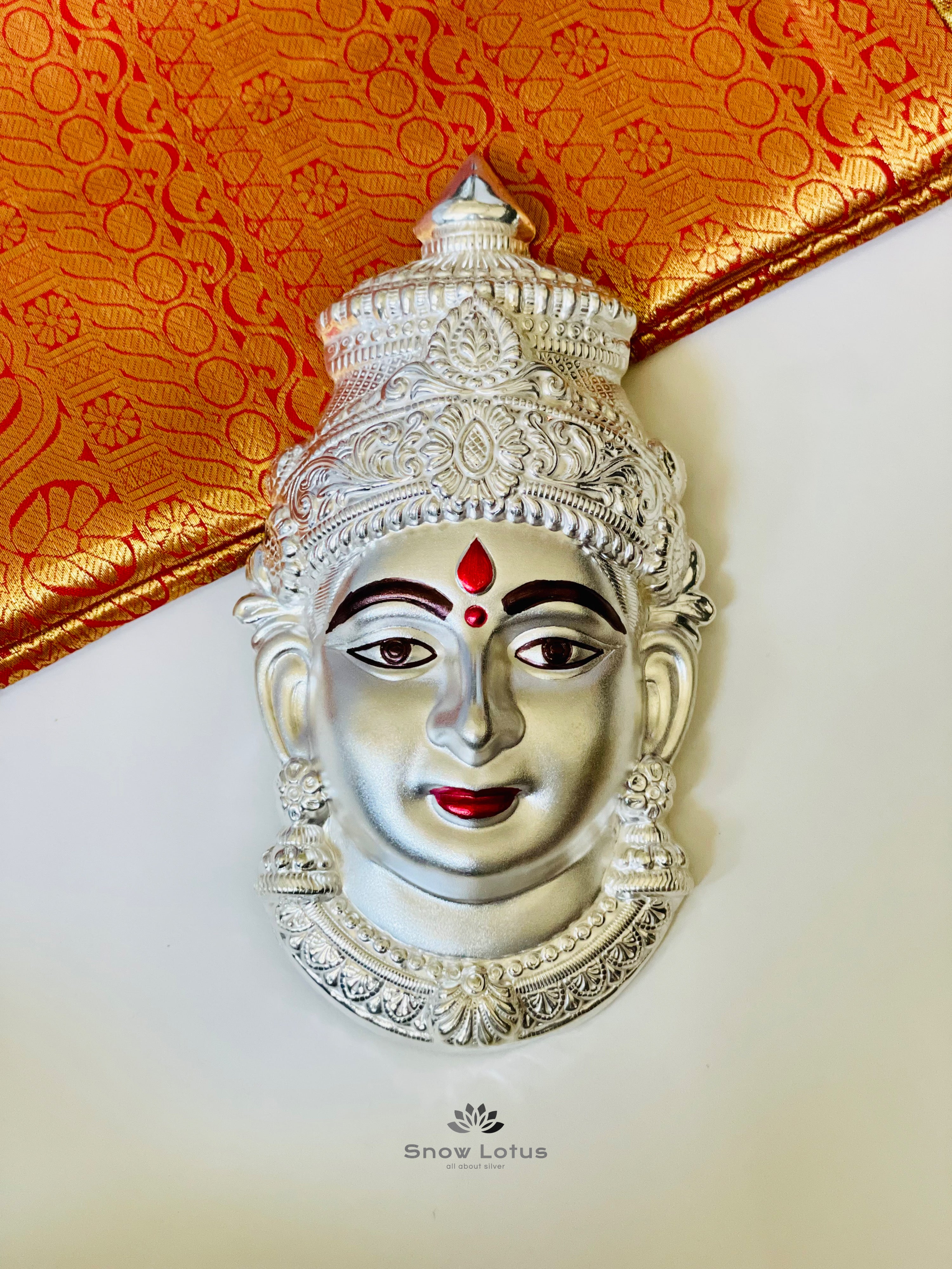 Silver Ammavaru with Highlights