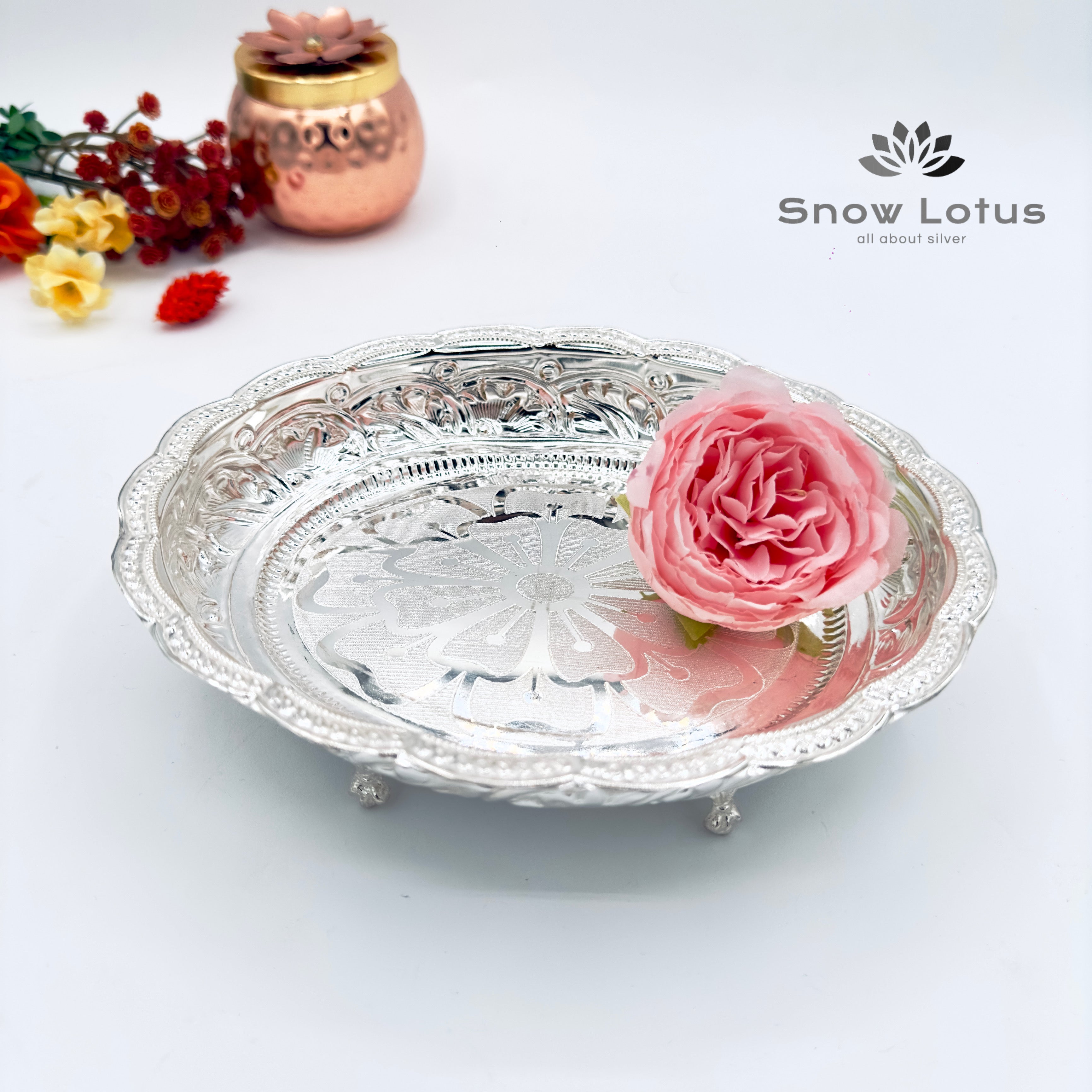 Pooja Plate (Oval shape)