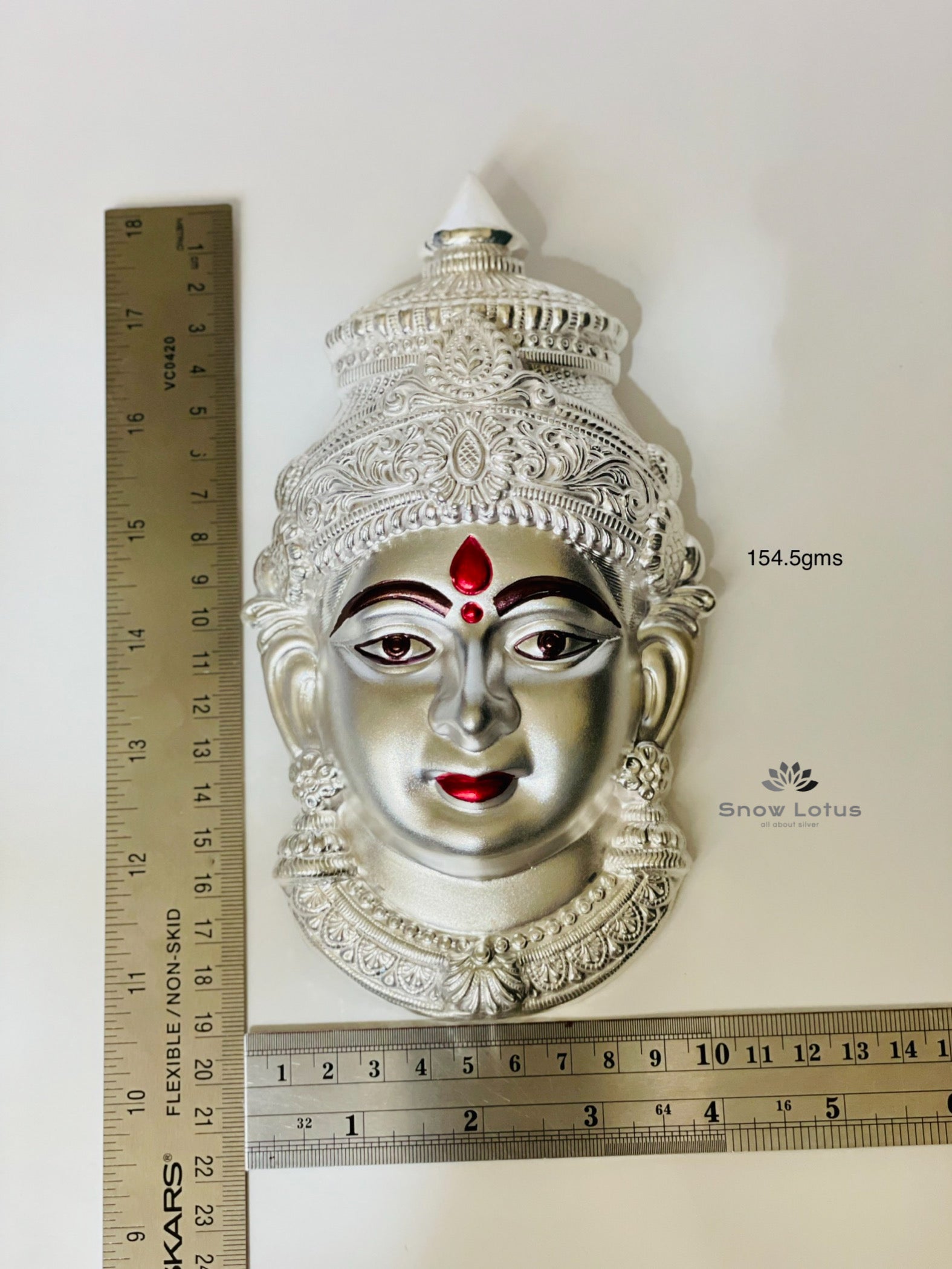 Silver Ammavaru with Highlights