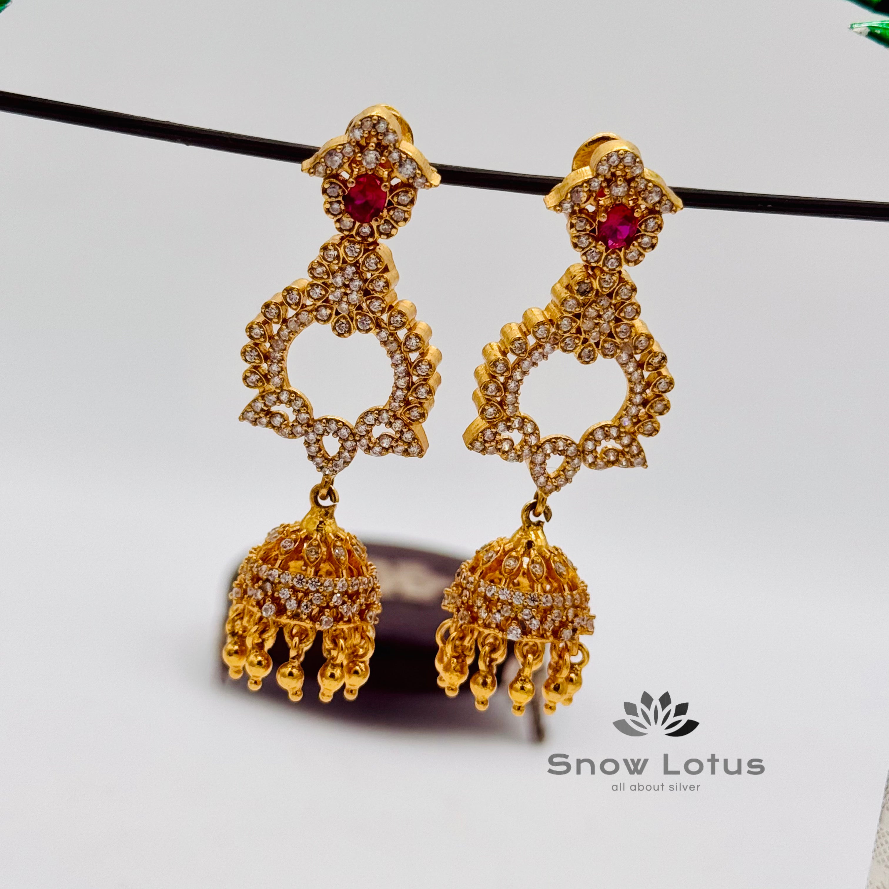 Ritzy CZ Jhumka