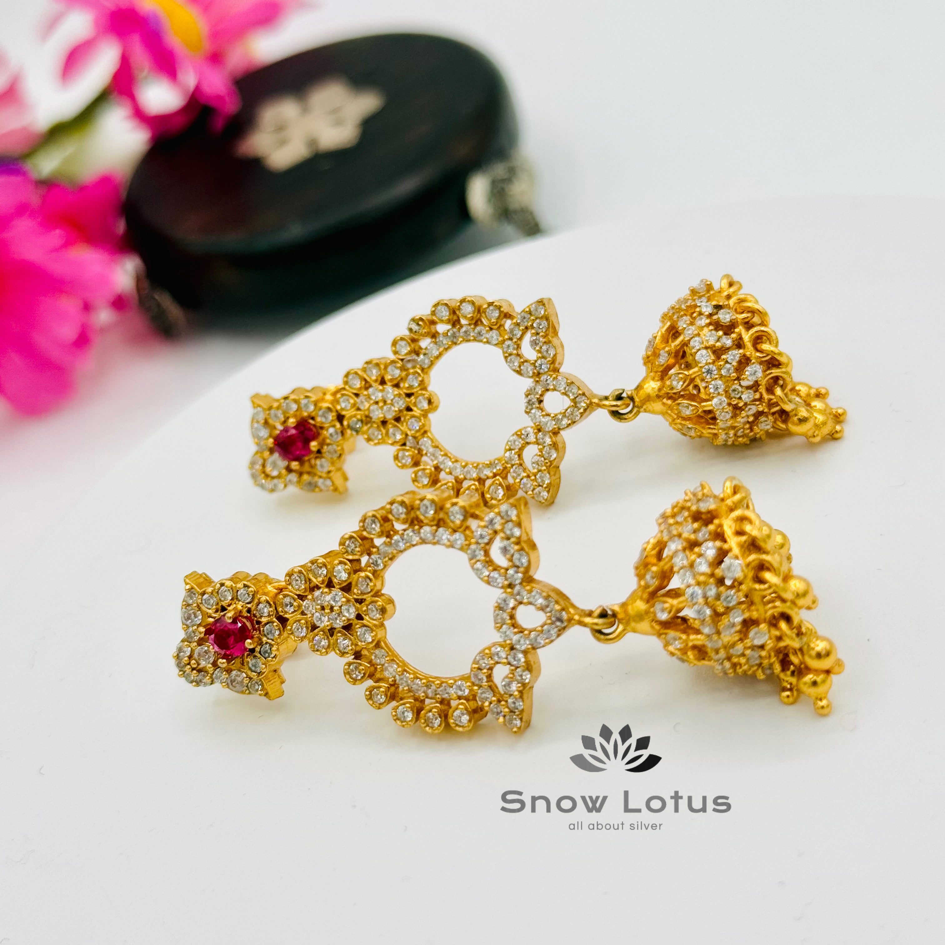 Ritzy CZ Jhumka