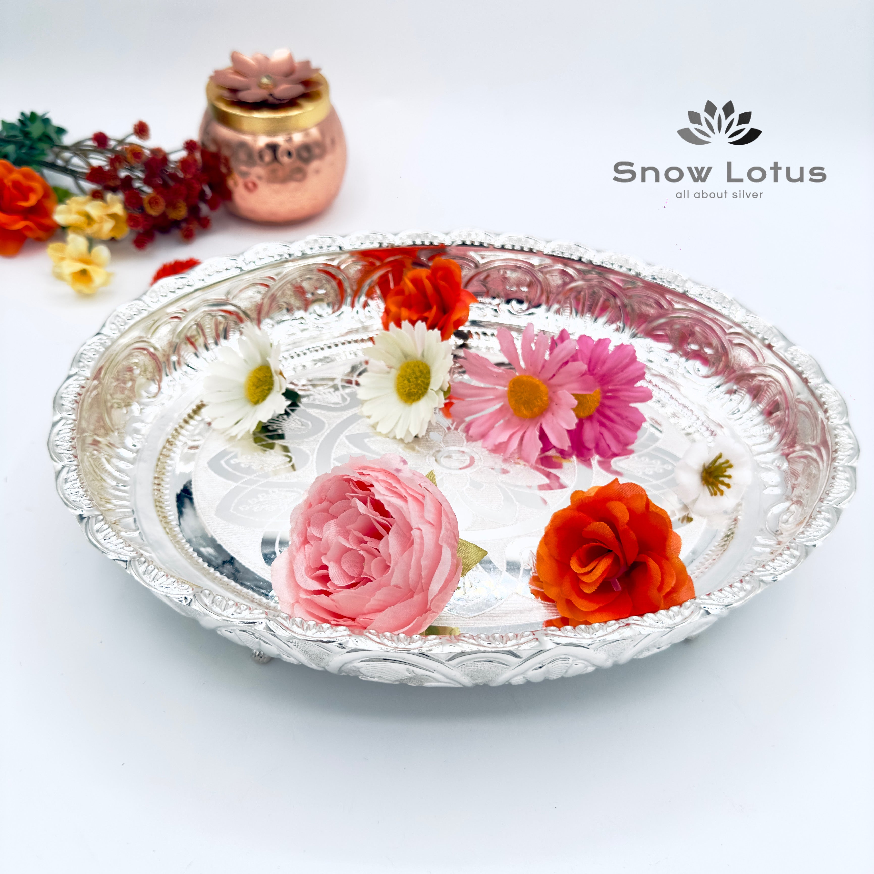 Pooja Plate (Oval shape)