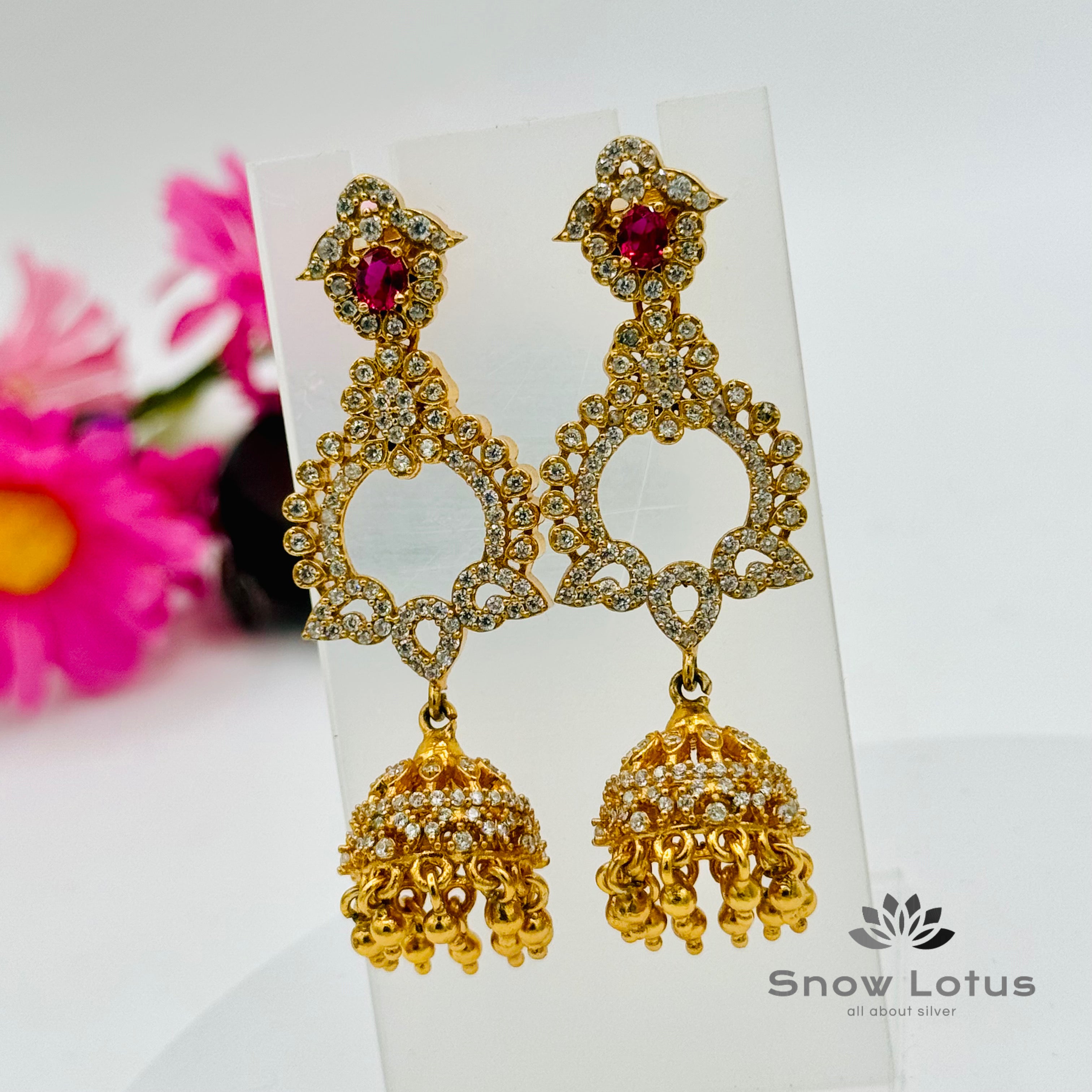 Ritzy CZ Jhumka