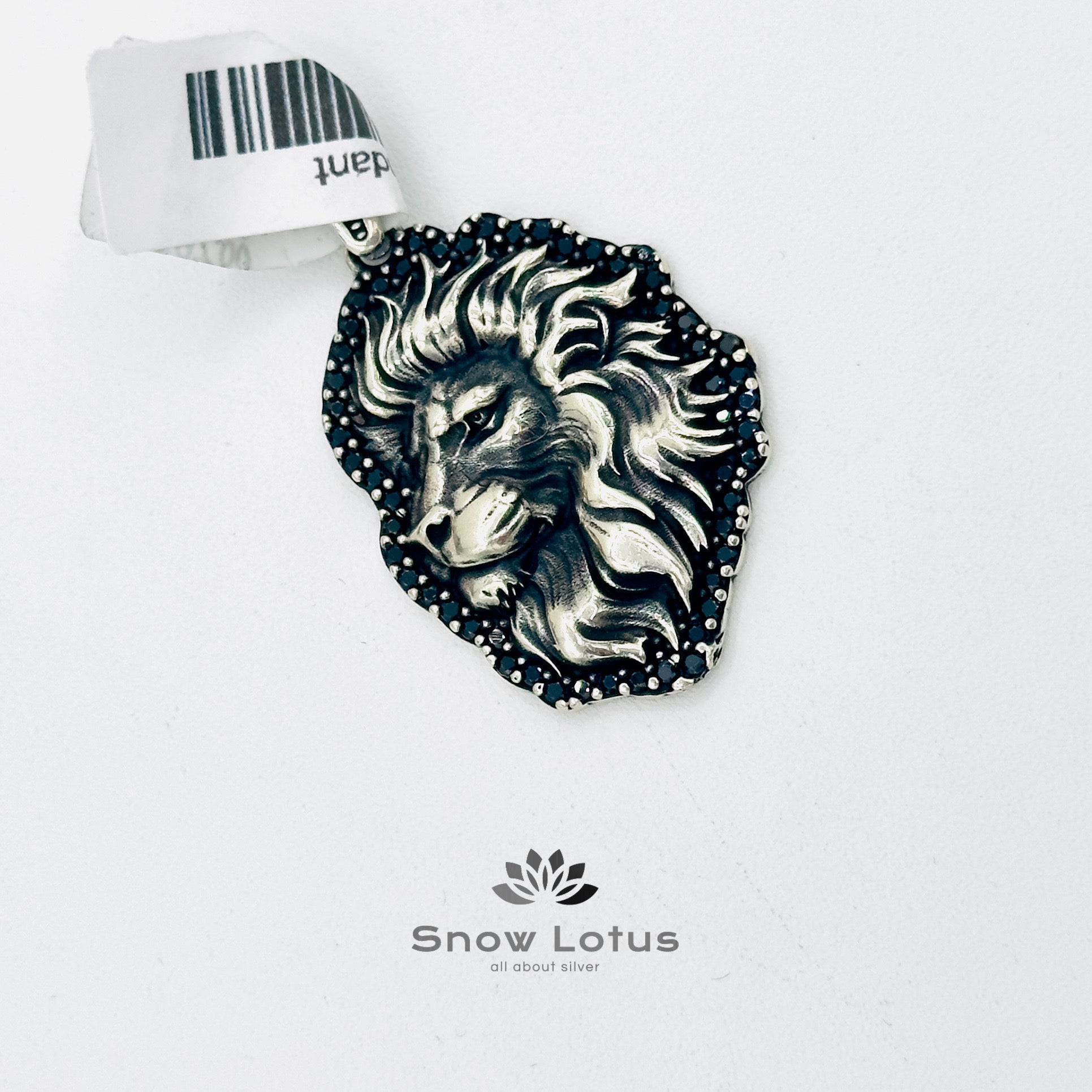 Monarch lion pendant