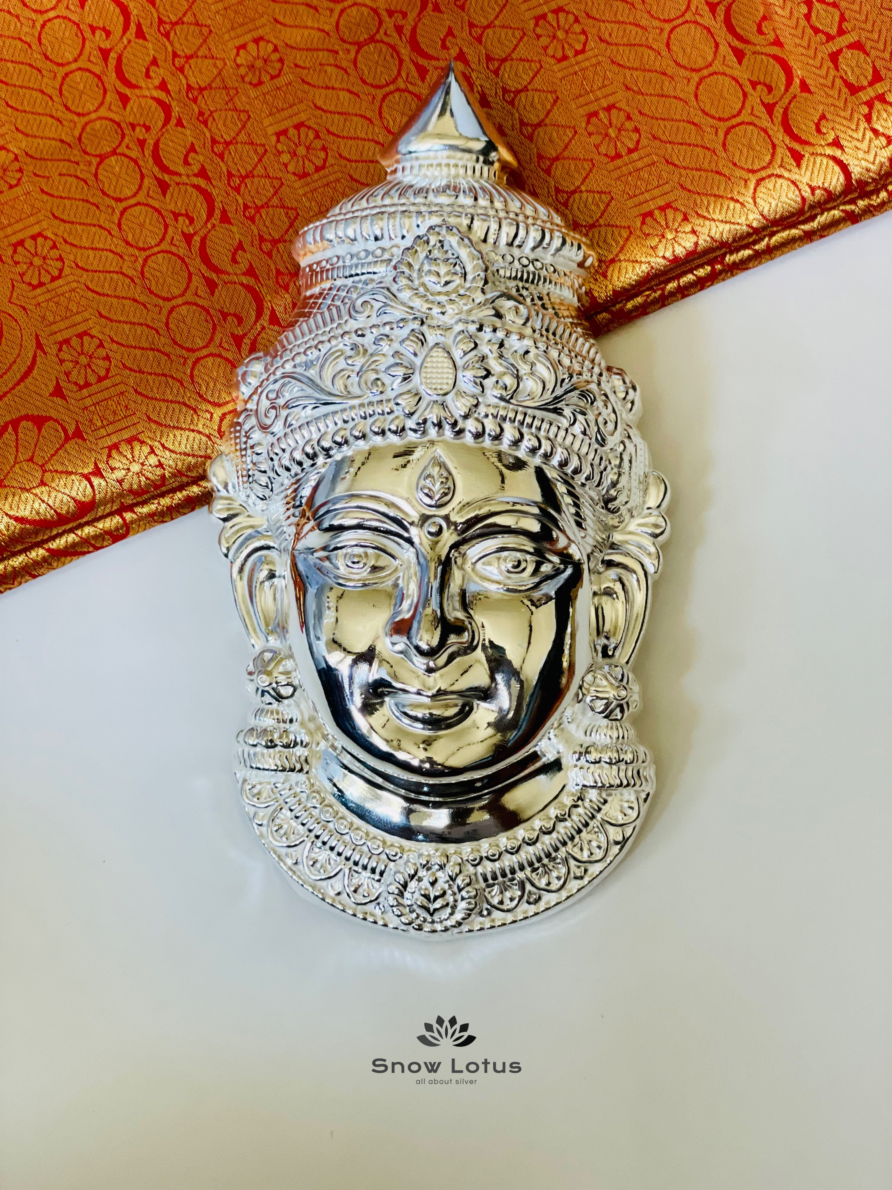 Silver Ammavaru Face