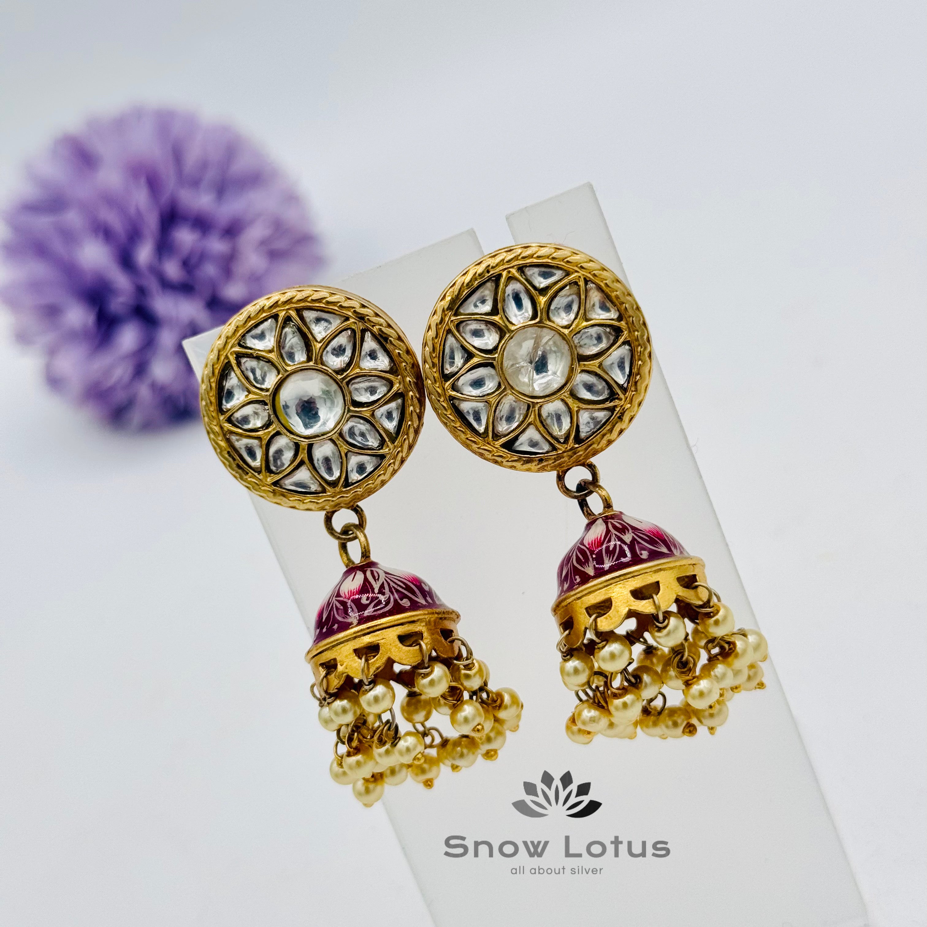 Blooming Floral Jhumka