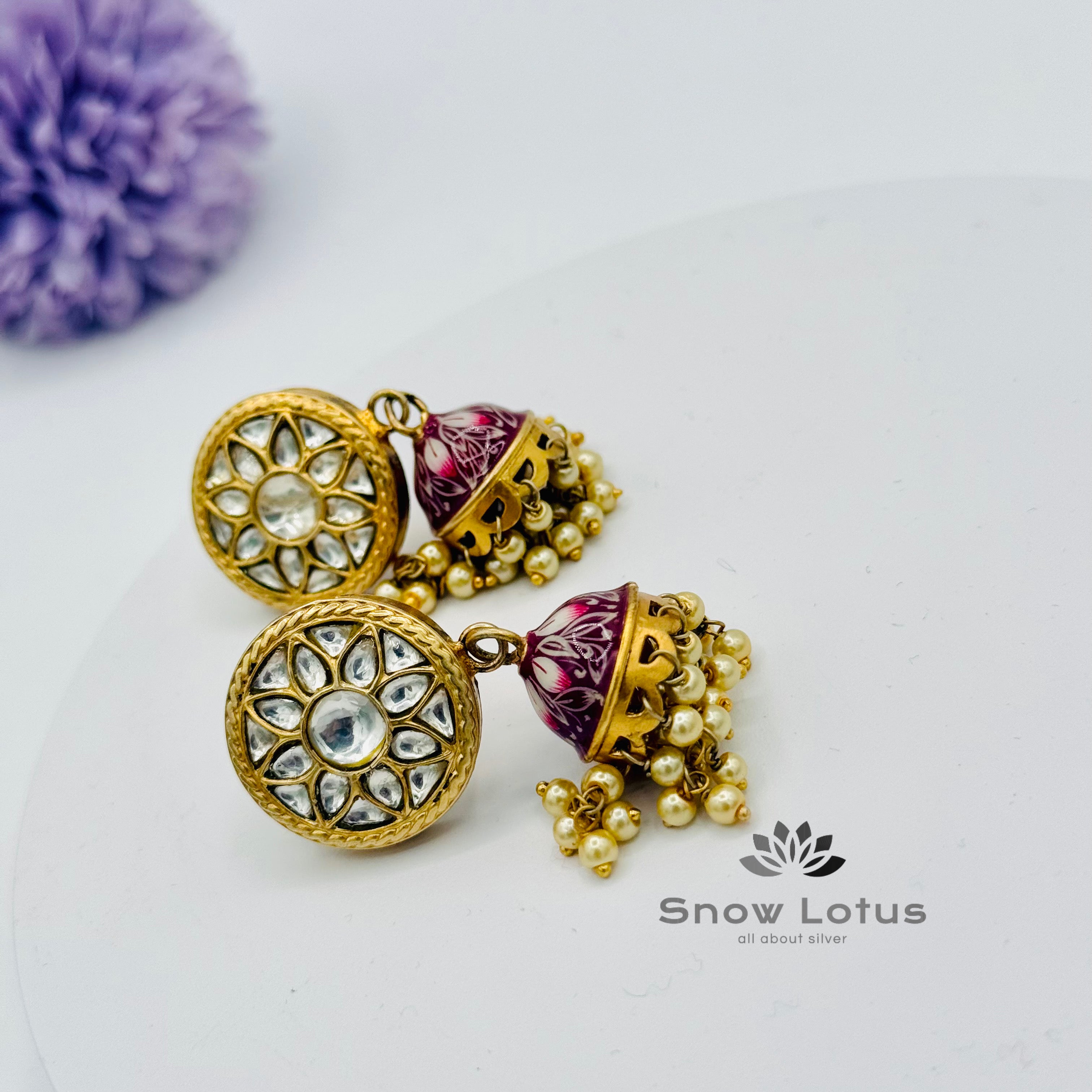 Blooming Floral Jhumka